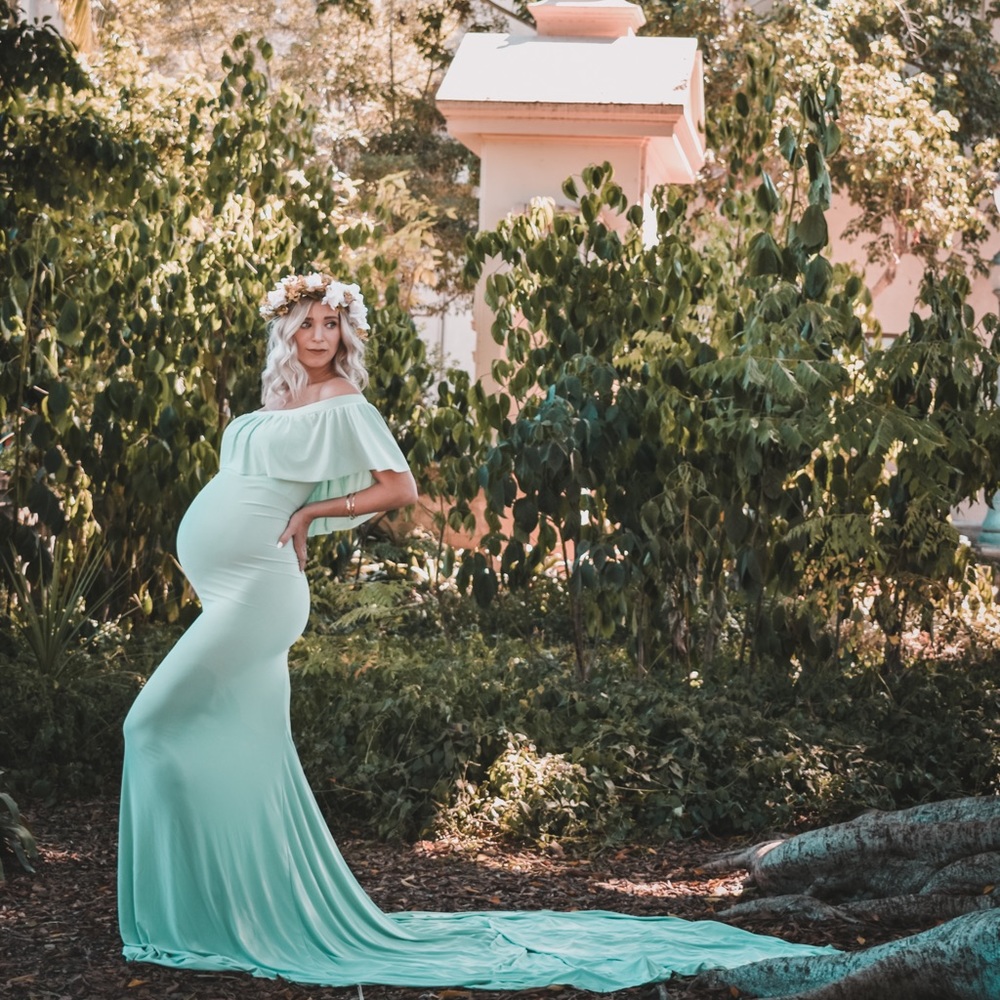 Silk fairies maternity dress